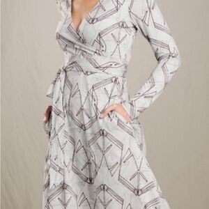 Toad&Co Long Sleeve Geometric Print Dress